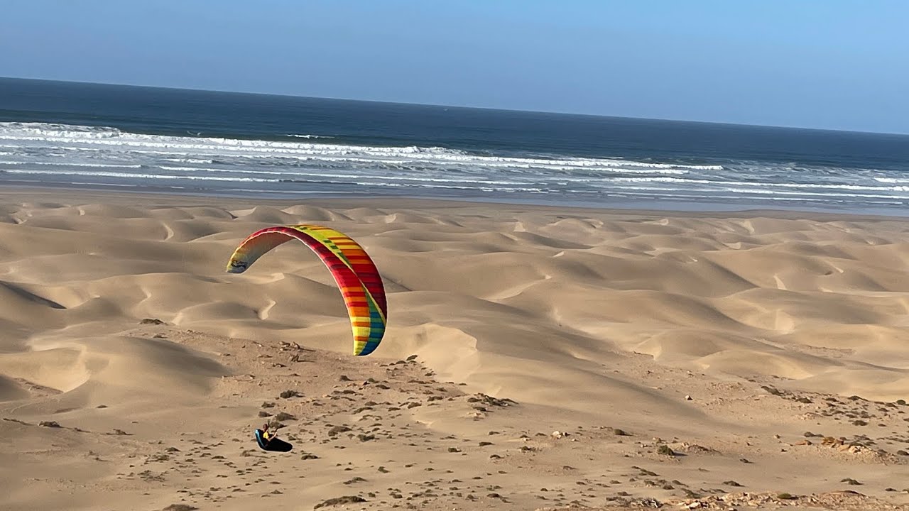 Gleitschirmfliegen in Marokko