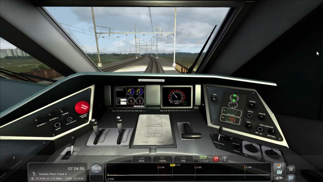 Train Simulator Classic Amtrak Acela 2107 New York to Philadelphia