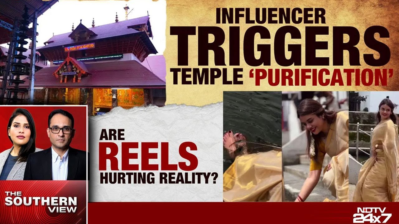 Jasmin Jaffar News | Influencer Triggers Temple 'Purification': Are Reels Hurting Reality?