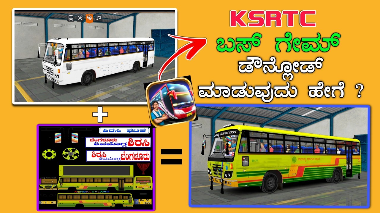 New KSRTC bus mod Bus Simulator Indonesia gameplay
