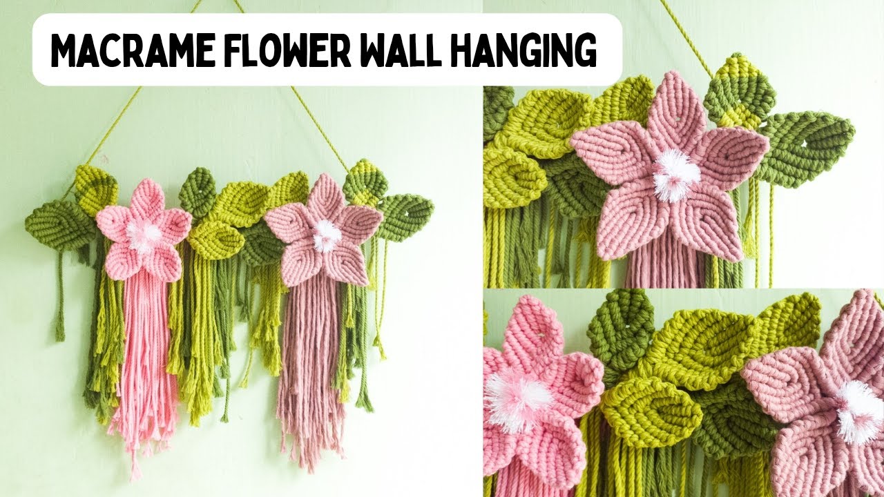 DIY | Macrame Flower Wall Hanging | New Design | Easy Boho Wall Decor