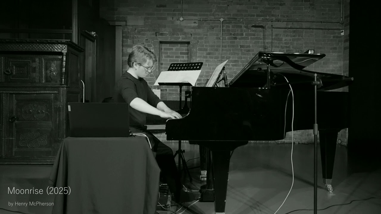 Contemporary Piano Nocturne (Moonrise, 2025) - Structured Improvisation for Piano + Electronics/Tape