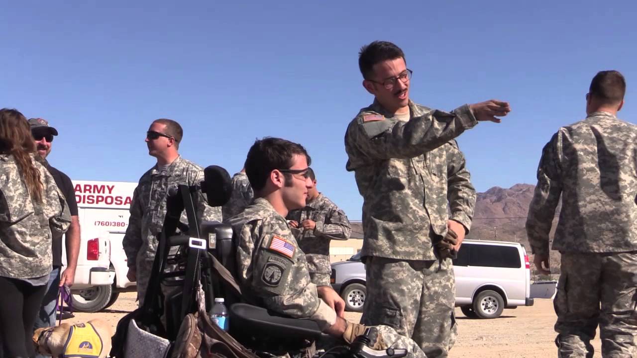 Adam Wolf, 15-year-old, Honorary Command Sergeant Major, Fort Irwin, Calif.