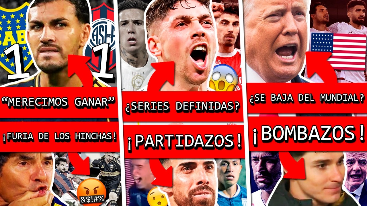 BOCA explotó con SAN LORENZO ¡FURIA de HINCHAS!+ VALVERDE hundió al CITY+ PSG humilló a ENZO+ ¿IRAN?