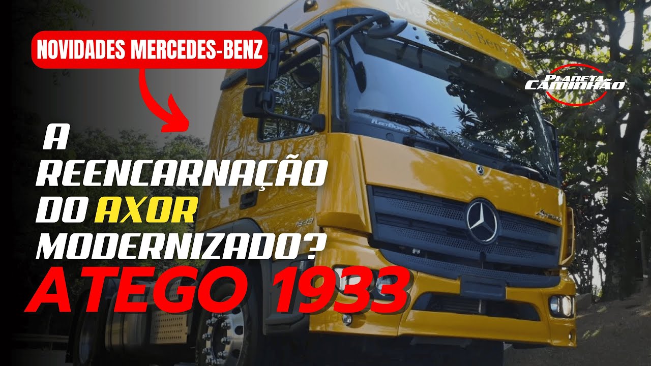 MERCEDES-BENZ APRESENTA O ATEGO 1933: O PESADO QUE QUER ASSUMIR O LUGAR DO AXOR!