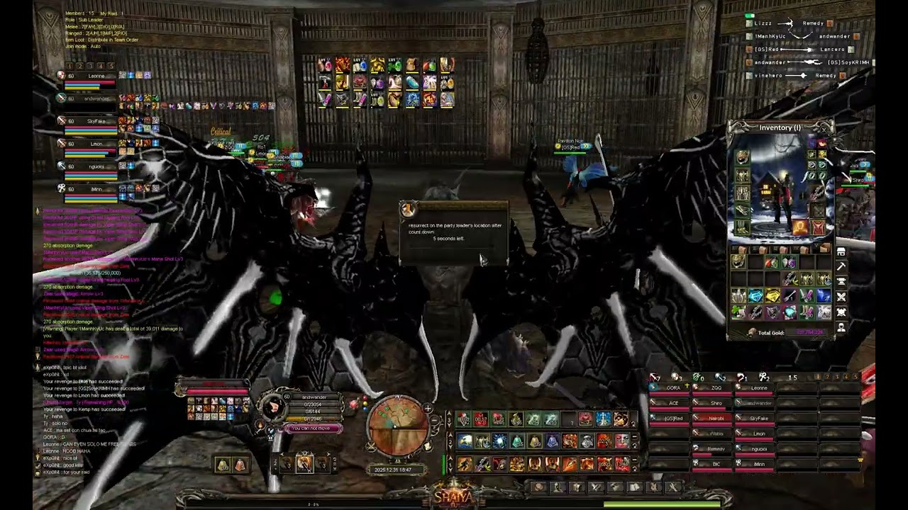 Shaiya EU : WCM Map PVP + Miniboss part 2