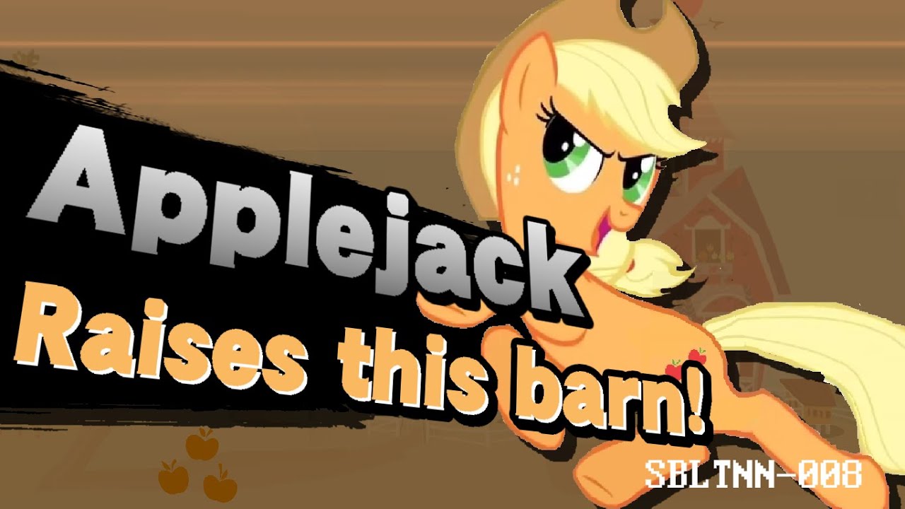 Smash Bros. Lawl Theresnoname - Applejack (My Little Pony: Friendship is Magic)