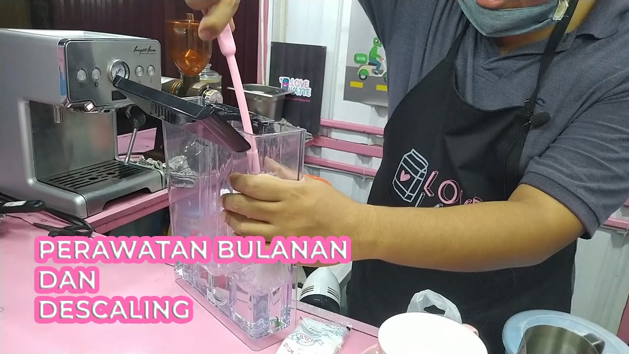 Descaling Mesin Espresso FCM 3605 - Perawatan Mesin Espresso Bulanan