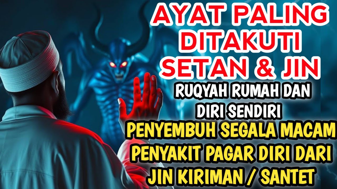 RUQYAH RUMAH PENGUSIR JIN, SETAN & SIHIR DI RUMAH & TUBUH, PENENANG HATI & PIKIRAN | ALAA AQEL