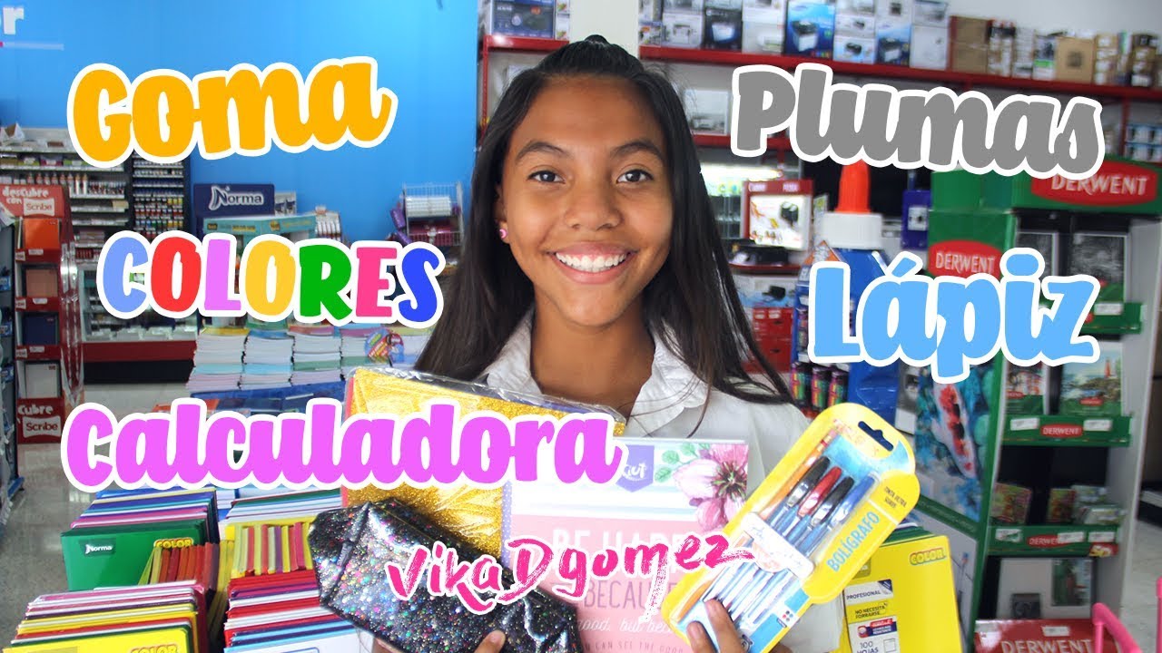 Comprando Mis Útiles Escolares | Vika Dgomez