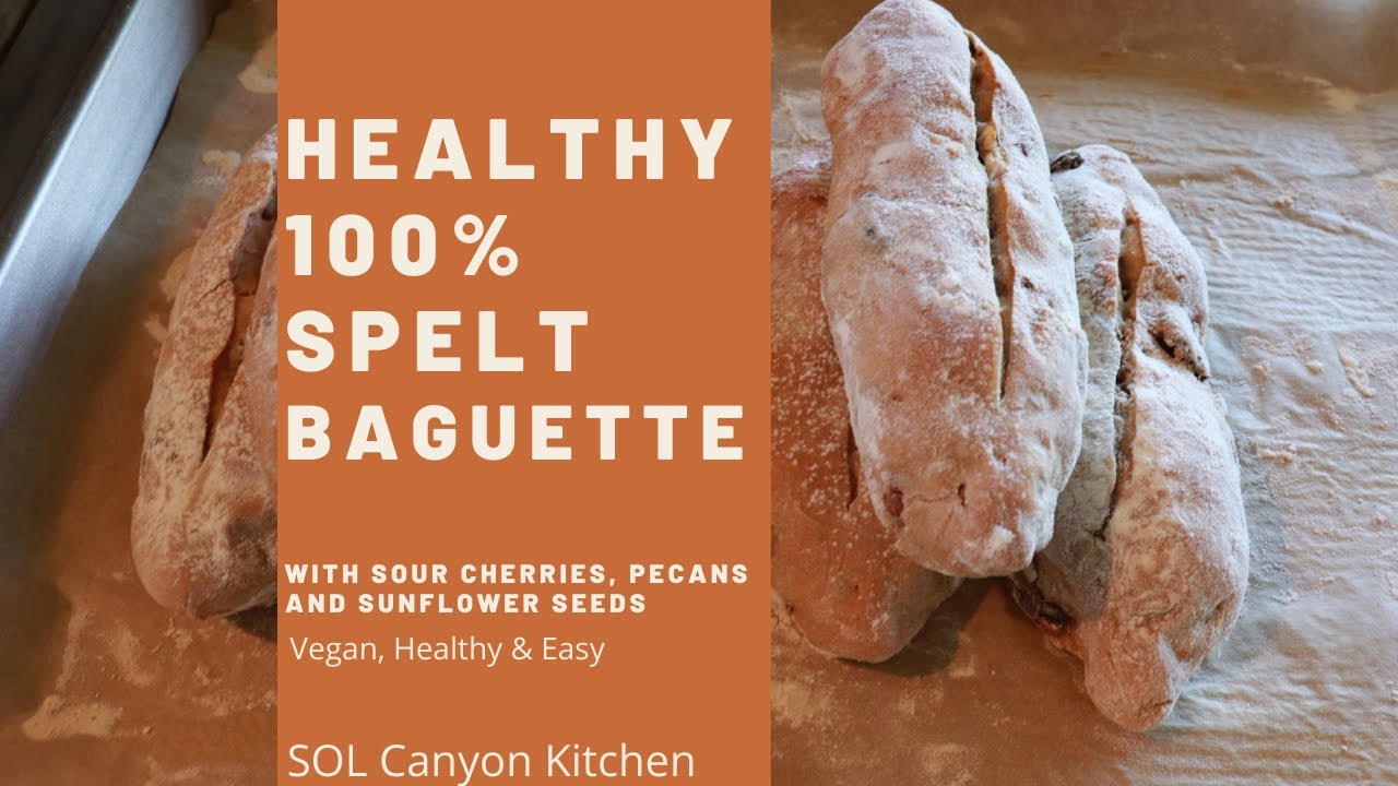 If You Are Craving A Heathy Baguette You Must Try This! | With Cherries, Pecans & Sunflower Seeds