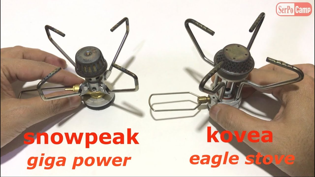 snowpeak giga power vs kovea eagle stove
