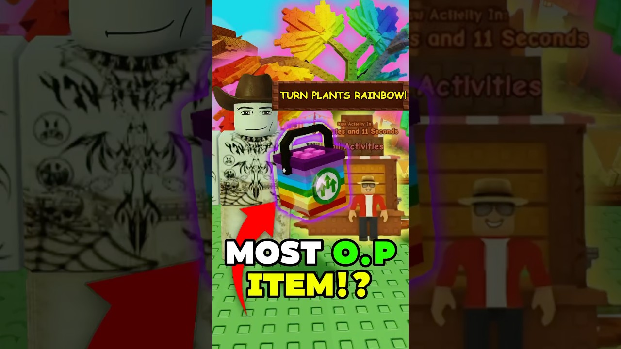 😱*HURRY* NEW MOST O.P ITEM!? (TURNS PLANTS RAINBOW) | Grow A Garden Fall fertilizer #growagarden