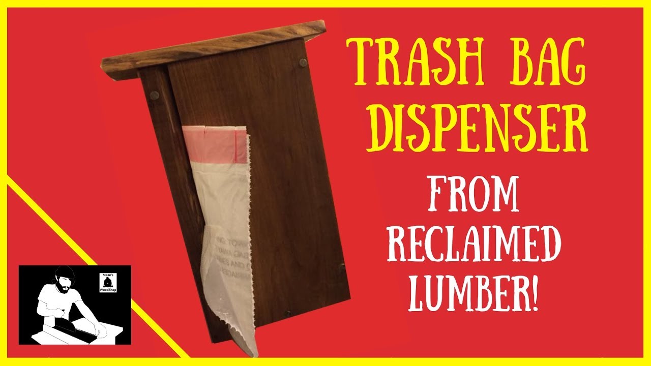 Make a Rustic Trash Bag Dispenser