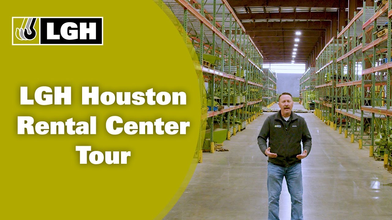 Inside LGH Houston's rental center - lifting & rigging equipment tour