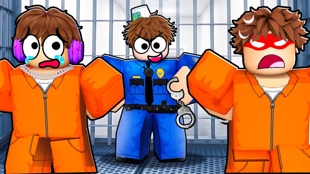 Sending My Friends To JAIL in Roblox...