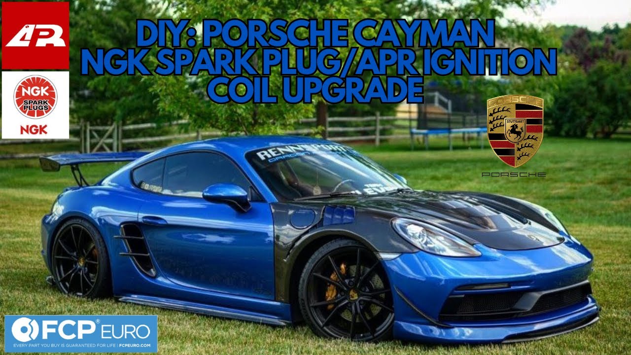 DIY: NGK Spark Plug/APR Ignition Coils upgrade on my Porsche Cayman 718 (FCP Euro in 4k!)