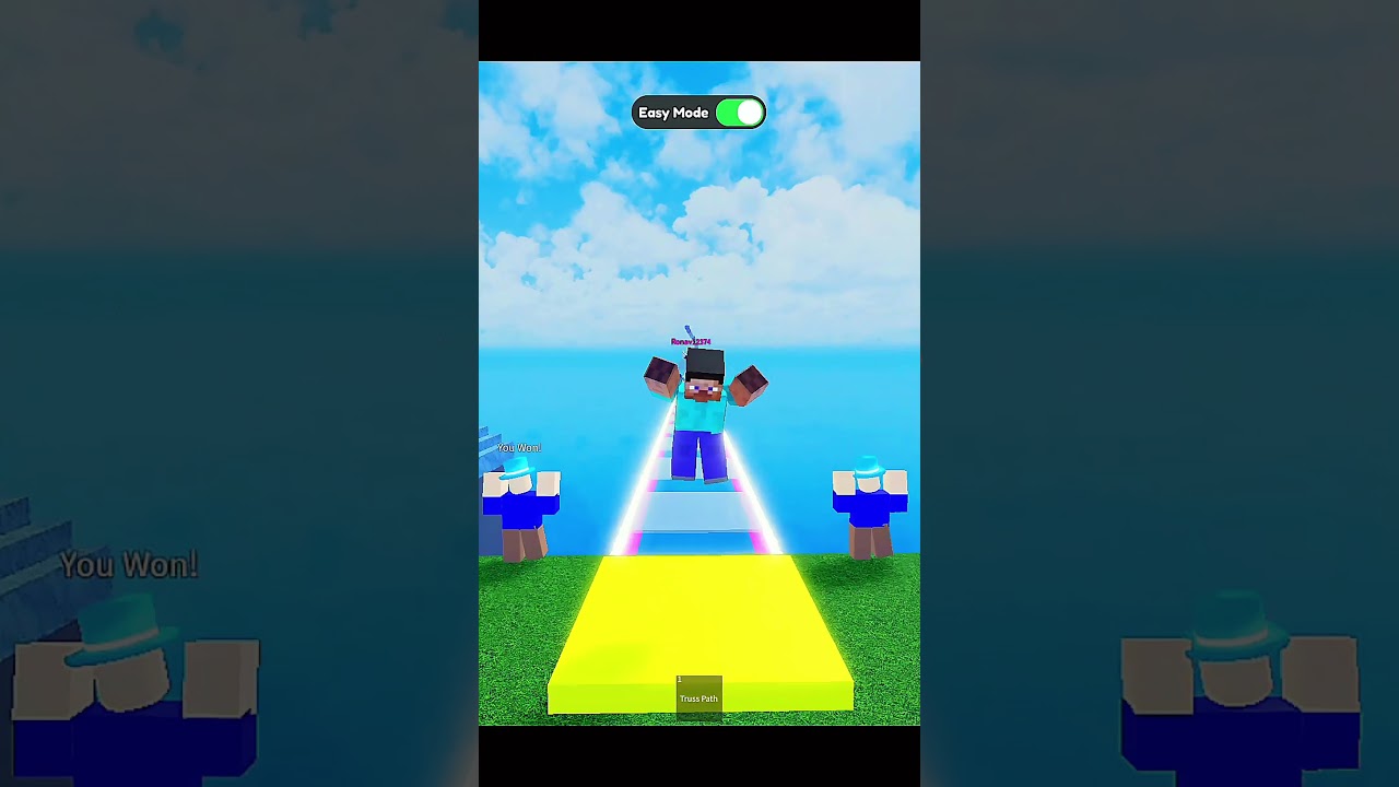 Steve Plays Roblox Glass bridge 🌉🔥 #roblox #robloxgames #youtubegrowth
