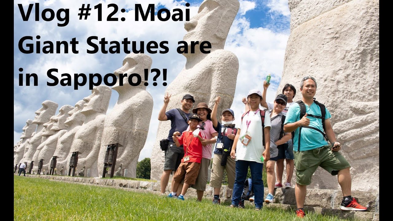 Vlog #12: Moai Giant Statues are in Sapporo!?!