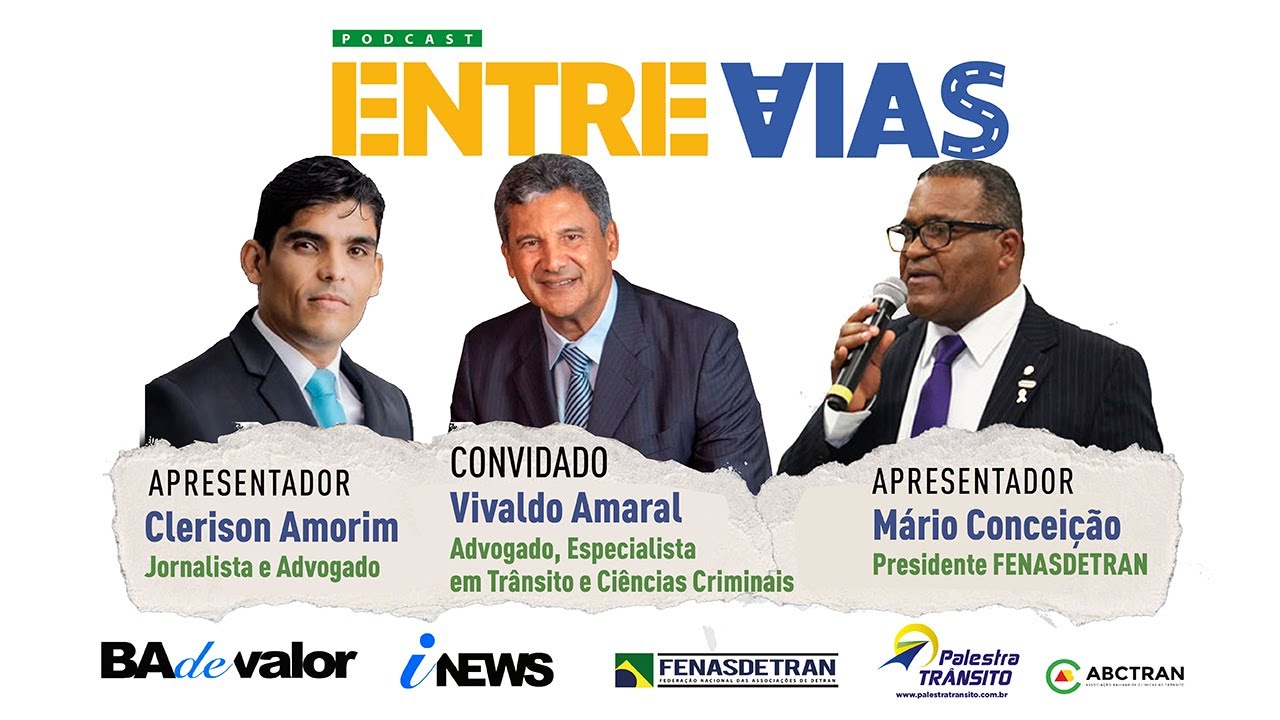 PODCAST ENTREVIAS -   VIVALDO AMARAL, MAJOR BRIZOLA,  CLERISON AMORIN & MÁRIO CONCEIÇÃO #001