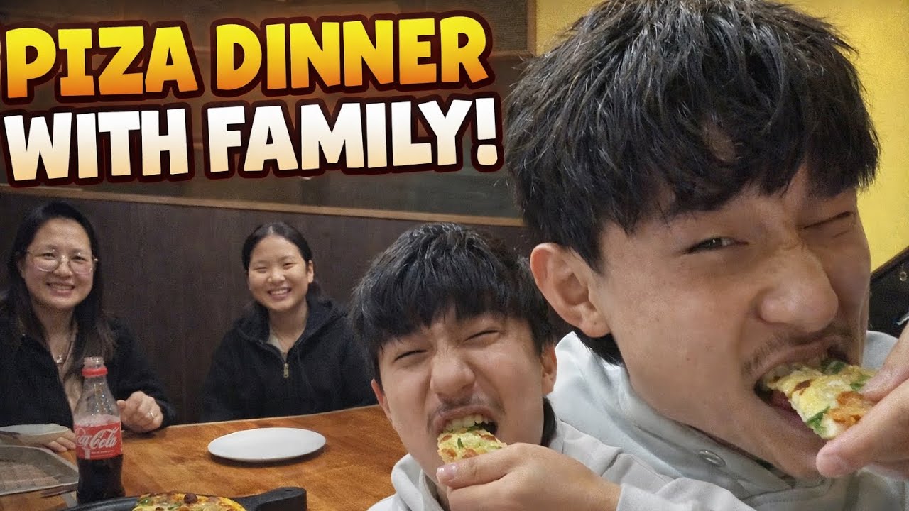 Pizza dinner with mom. 😃 | #vlog19￼