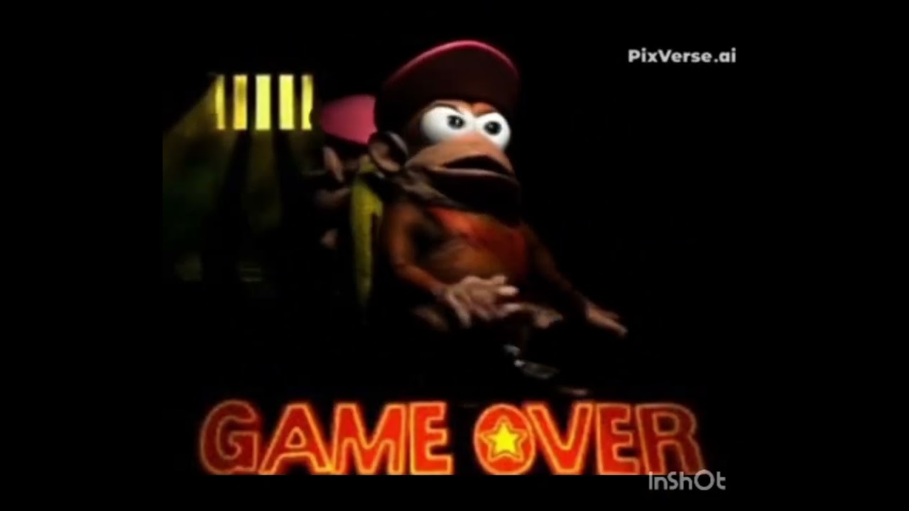 All DKC Game Overs Screens In Microwave Version In AI Version