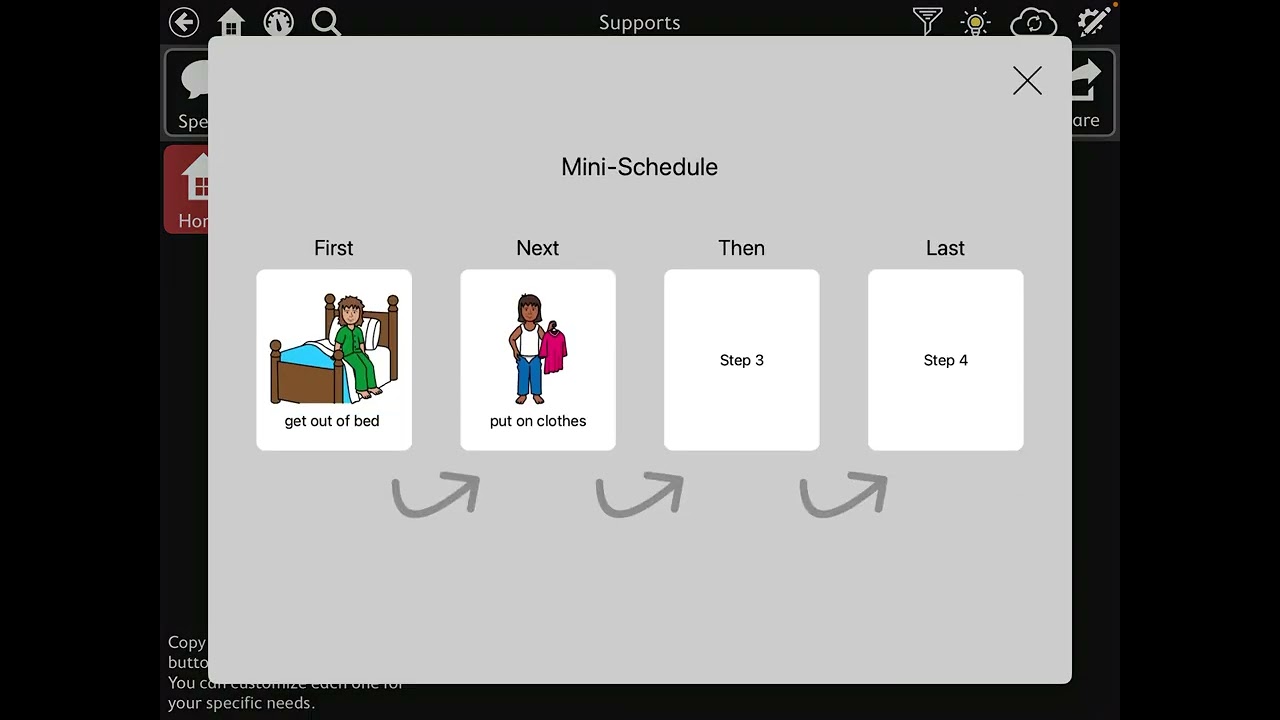 TD Snap --Adding Embedded Behavior Supports like Mini Visual Schedules