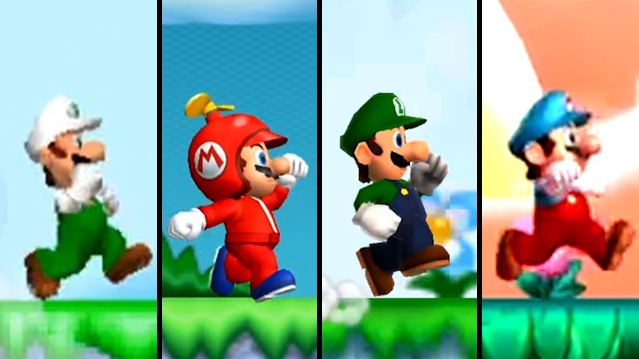 Evolution of Sky Levels in New Super Mario Bros. (2006-2020)