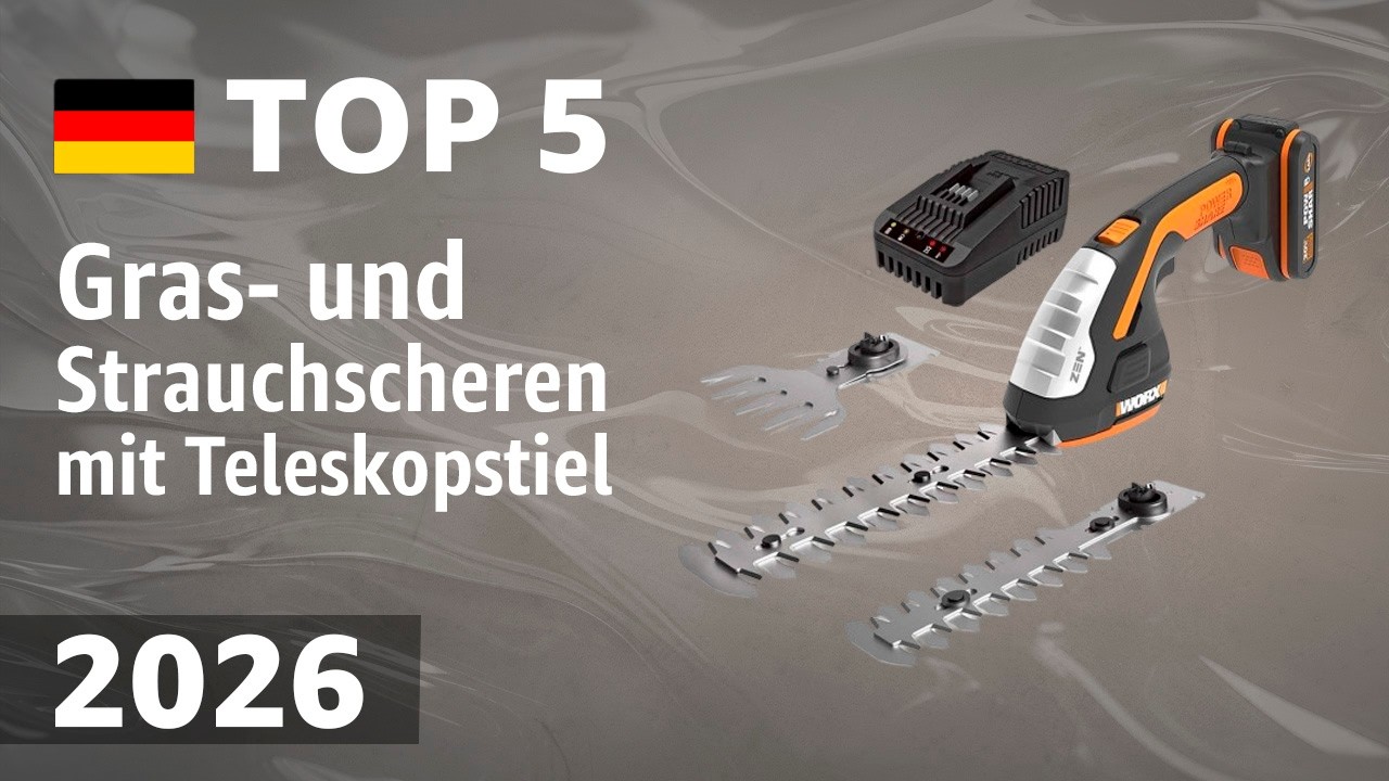 TOP—5. Beste Gras- und Strauchscheren mit Teleskopstiel. Test & Vergleich 2026