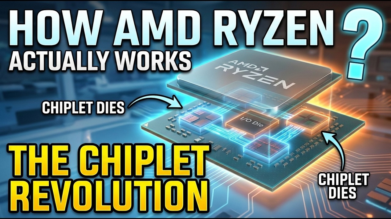 How AMD Ryzen Actually Works ? (The Chiplet Revolution Explained)