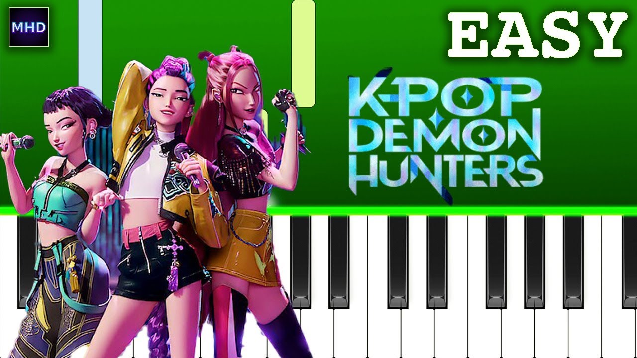 KPop Demon Hunters - TWICE - Takedown - Piano Tutorial