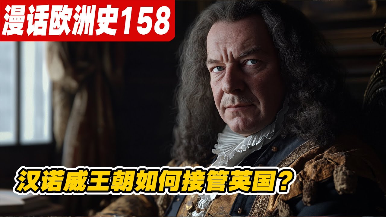 汉诺威王朝如何接管英国？斯图亚特王朝覆灭！《漫话欧洲史158》|天主教|三十年战争|南海泡沫|罗伯特·沃波尔|唐宁街10号|光荣革命|选帝侯|路易十四