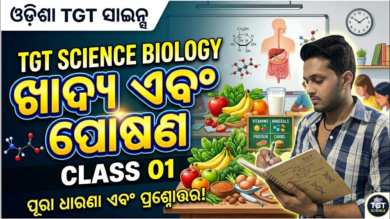 L01 - SSB TGT/ OAVS TGT SCIENCE - Life Processes Food and Nutrition - RHT SSD TGT OSSTET
