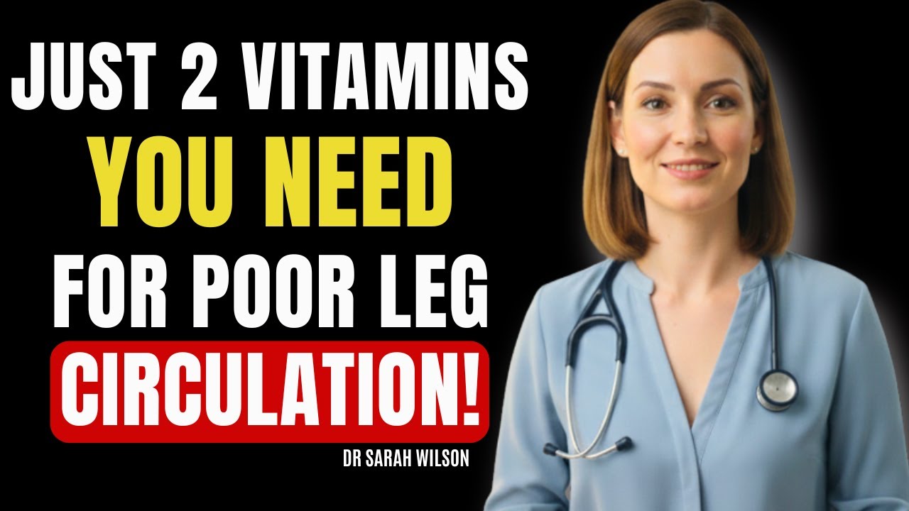 Doctor Explains  These 2 Vitamins Help Improve Leg Blood Flow in Seniors