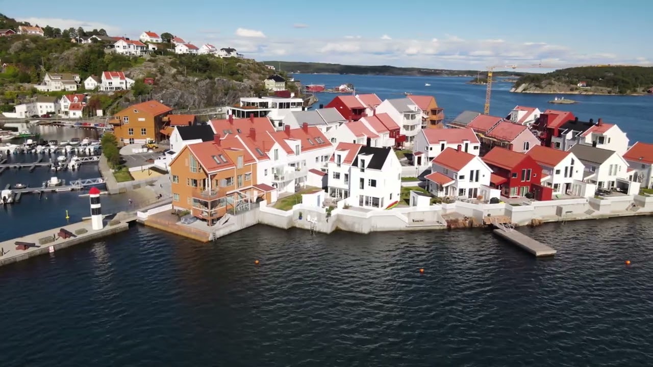 Norway Series-4K: The Town of Risør. Adger County
