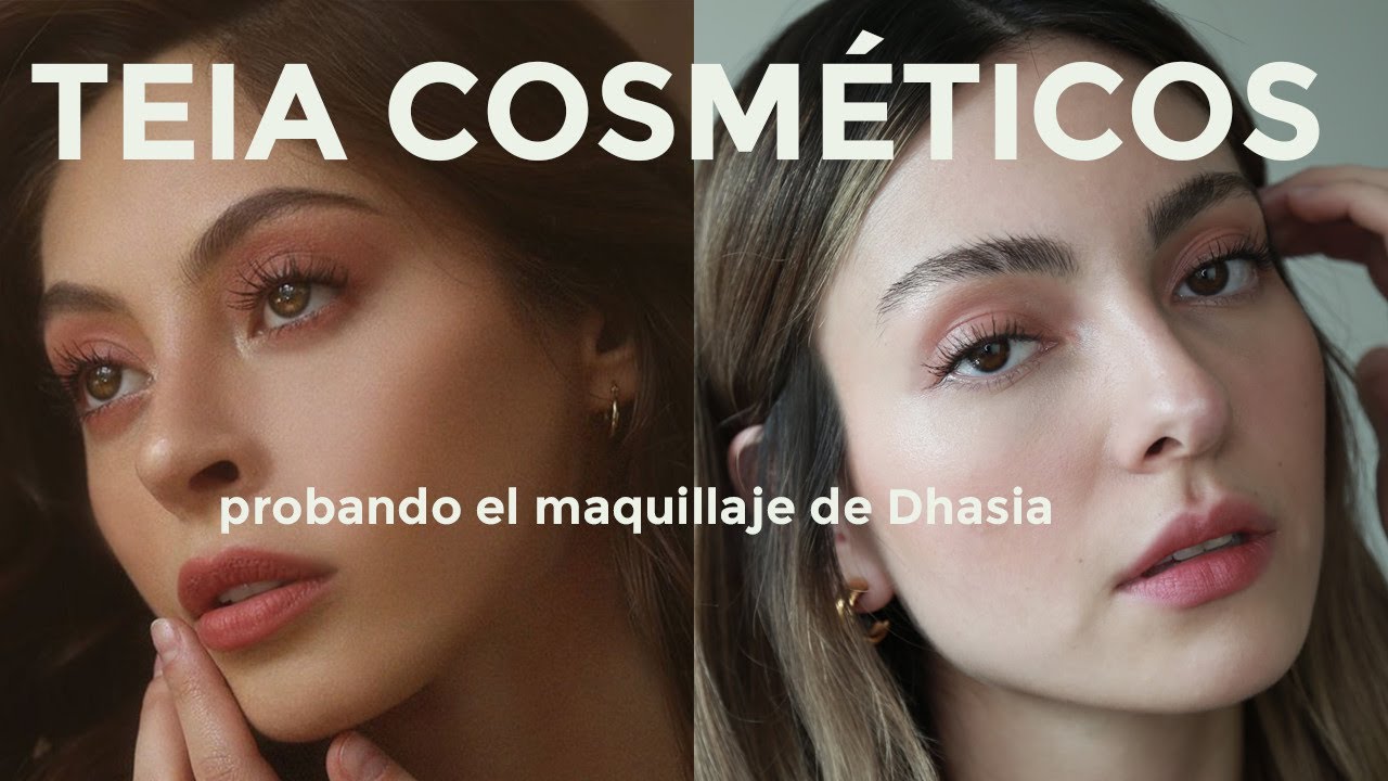 Probando la colección de Dhasia Wezka TEIA COSMETICS maquillaje natural no tóxico  | Anna Sarelly