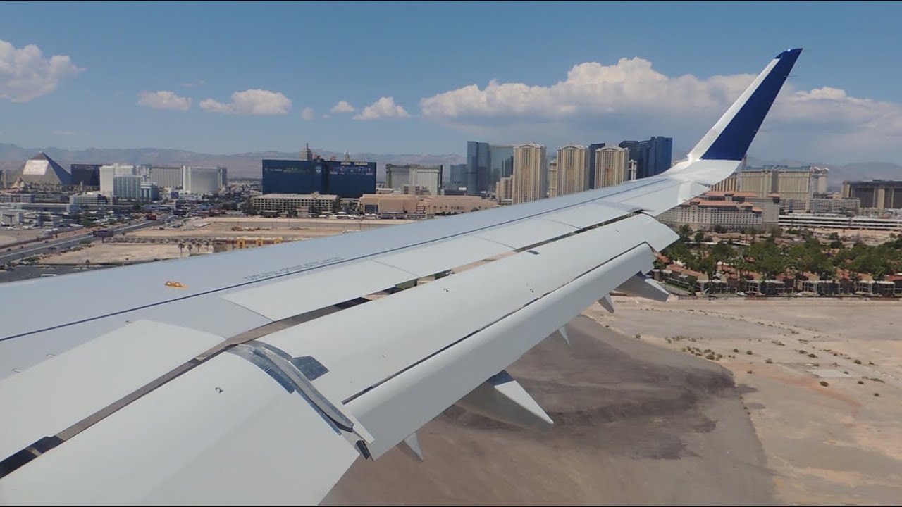 Delta Airlines Airbus A321-271NX [N523DE] descent and landing in LAS