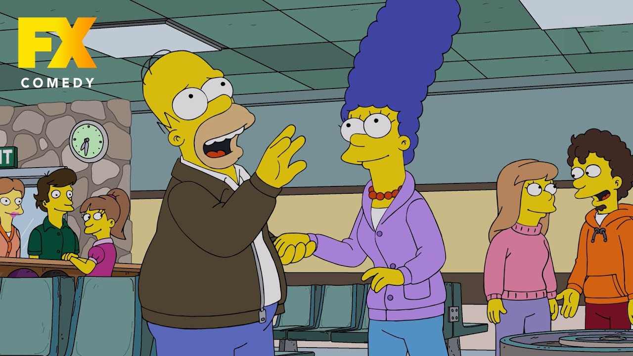 Żona była lepsza od niego w JEGO SPORCIE! 🎳 | Simpsonowie