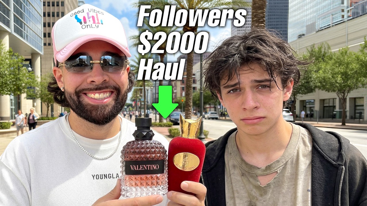 Buying my follower $2000 fragrances