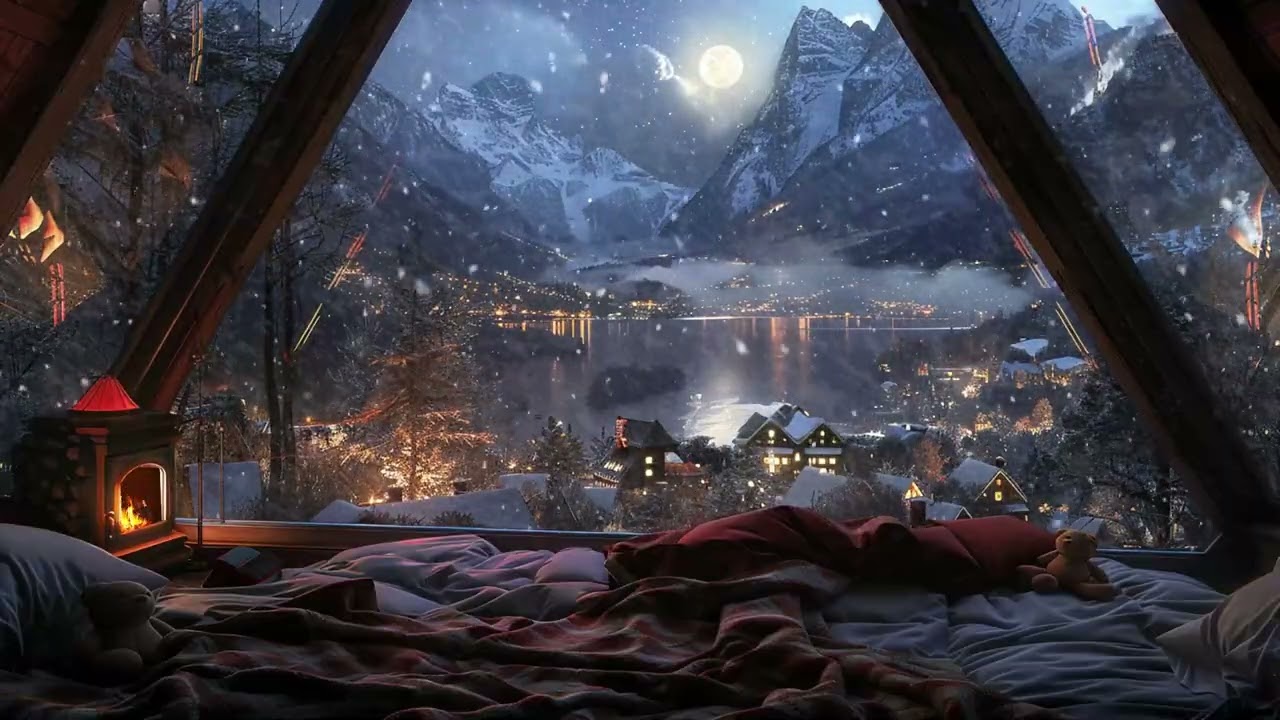 ASMR for Deep Sleep in 3 Hours : Calming Winter Sounds to Relax the Mind and Fall Asleep Fast