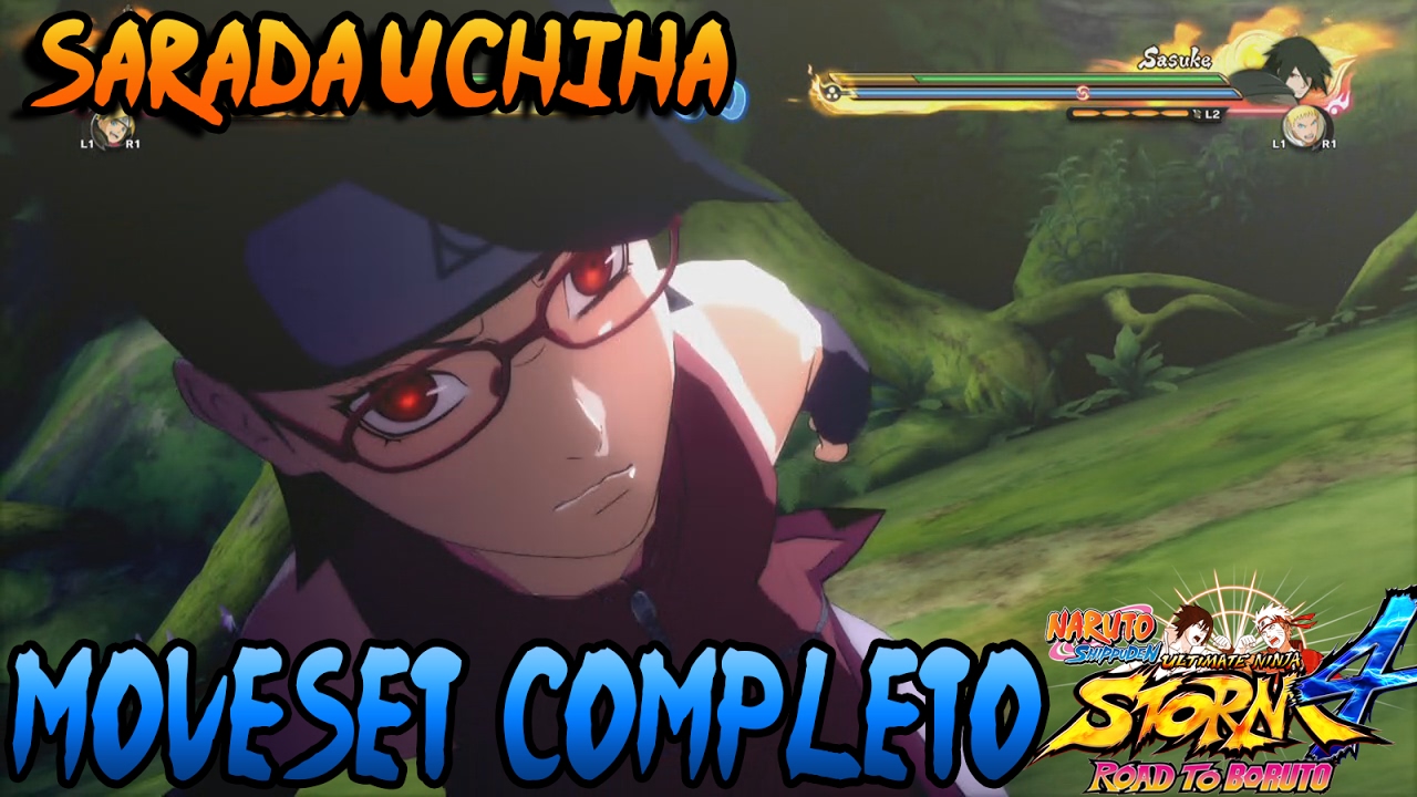 Naruto Storm 4: Sarada Uchiha Chunin Exam (Road to Boruto DLC) Moveset Completo
