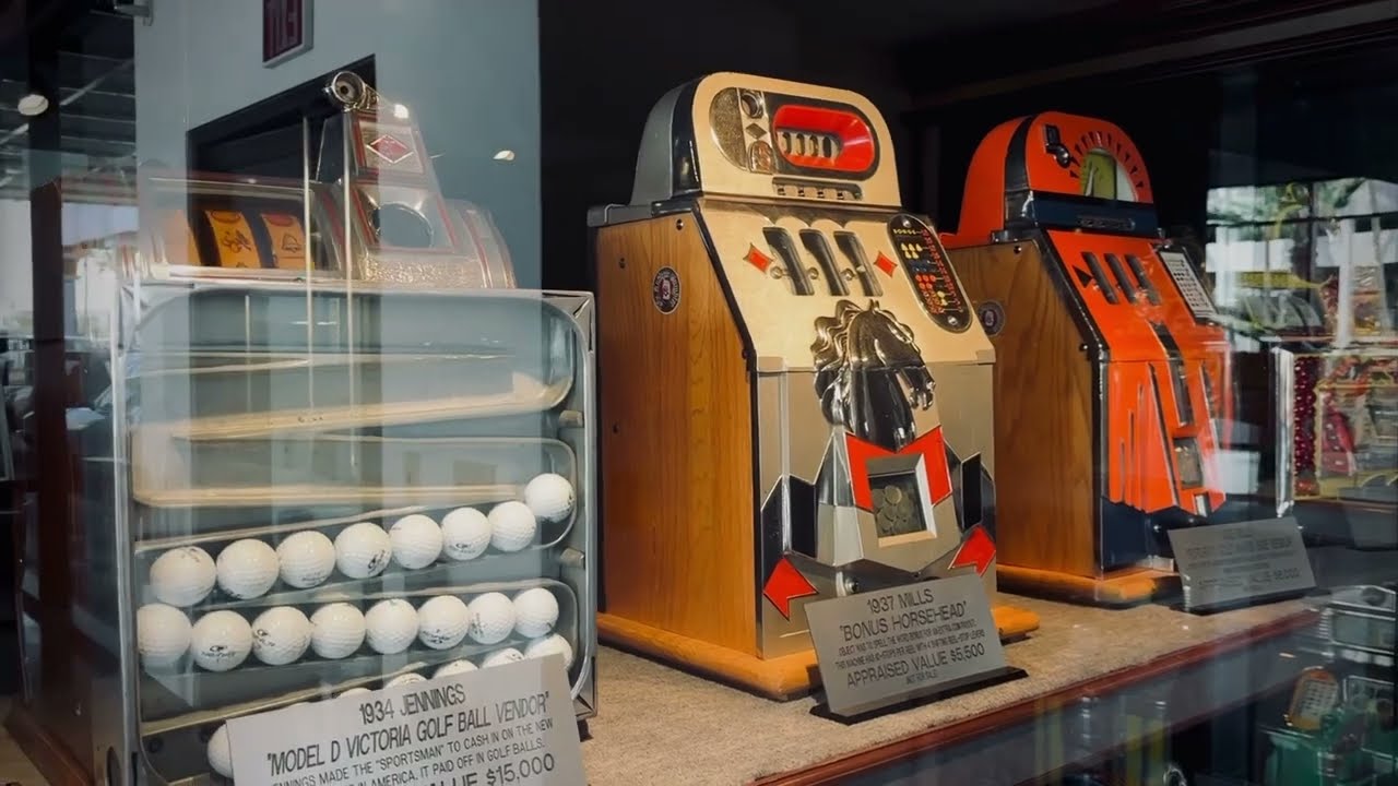 VINTAGE SLOT MACHINES | RIVERSIDE CASINO | LAUGHLIN, NEVADA