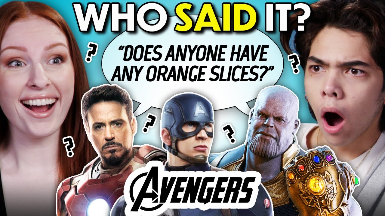 Guess The Marvel Character From The Quote! | REACT