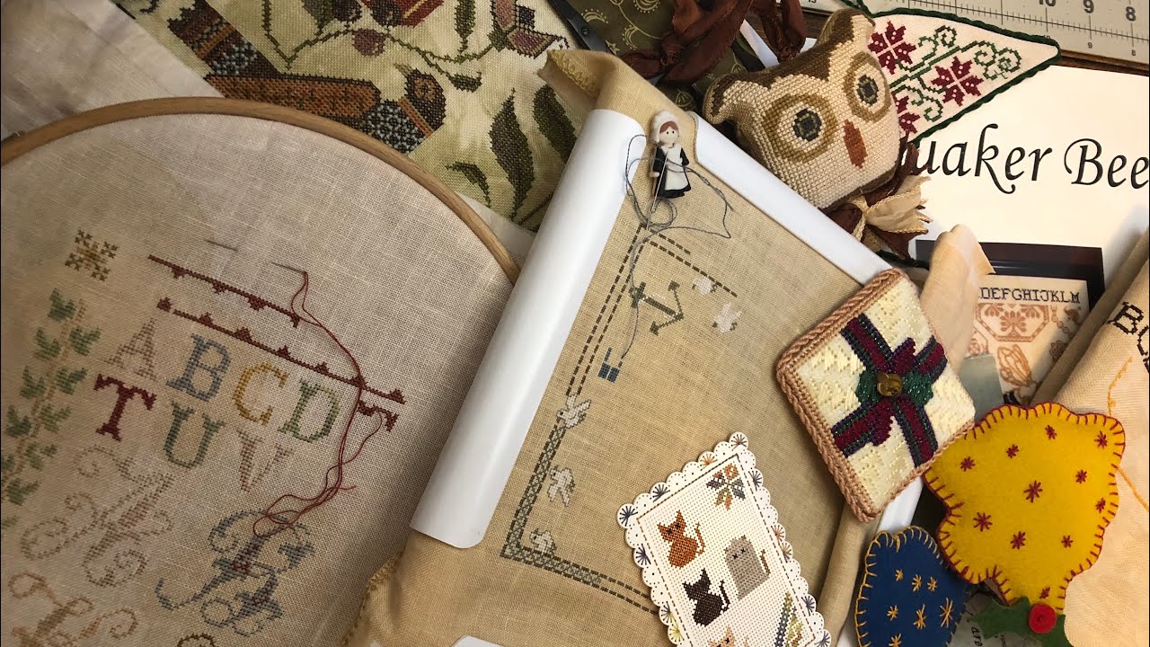 1/2 DOZEN FINISHES!...12K SUB WINNERS!..CS's CURRENT PROJECTS!...Country Stitchers V108