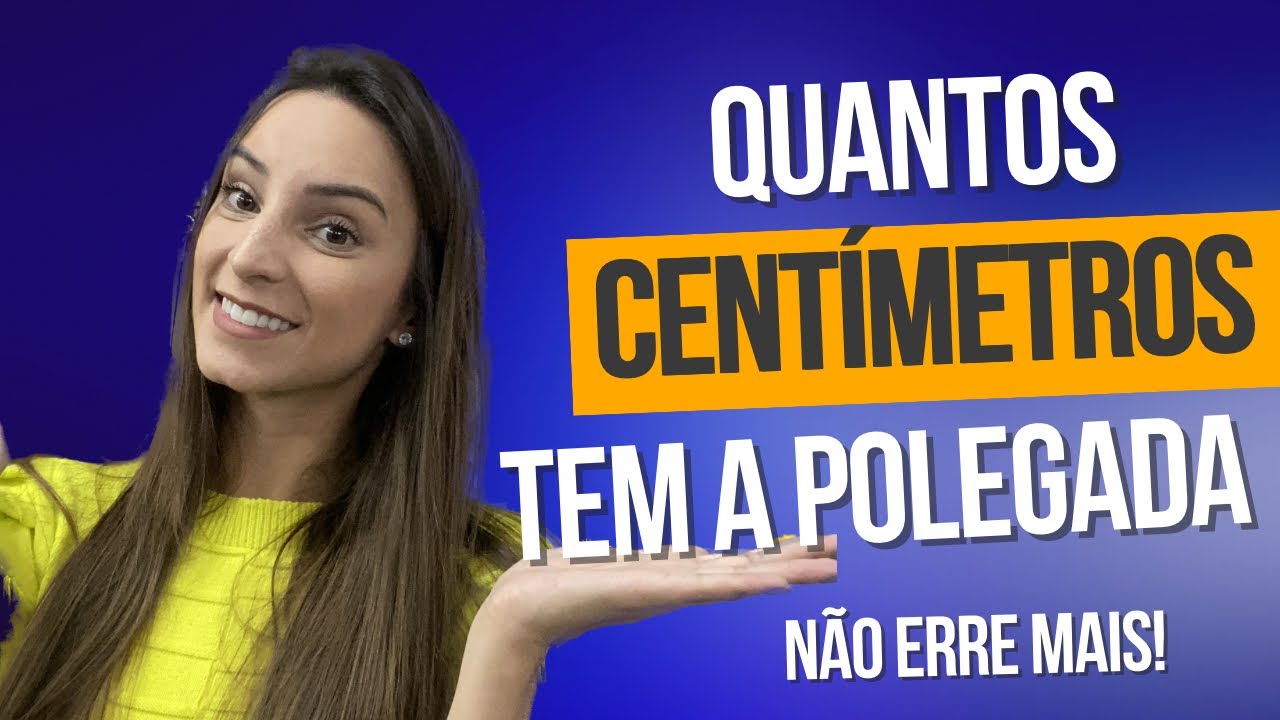 Quantos cm tem uma pelogada? Polegadas para cent&iacute;metros . Convertendo polegadas para cm.