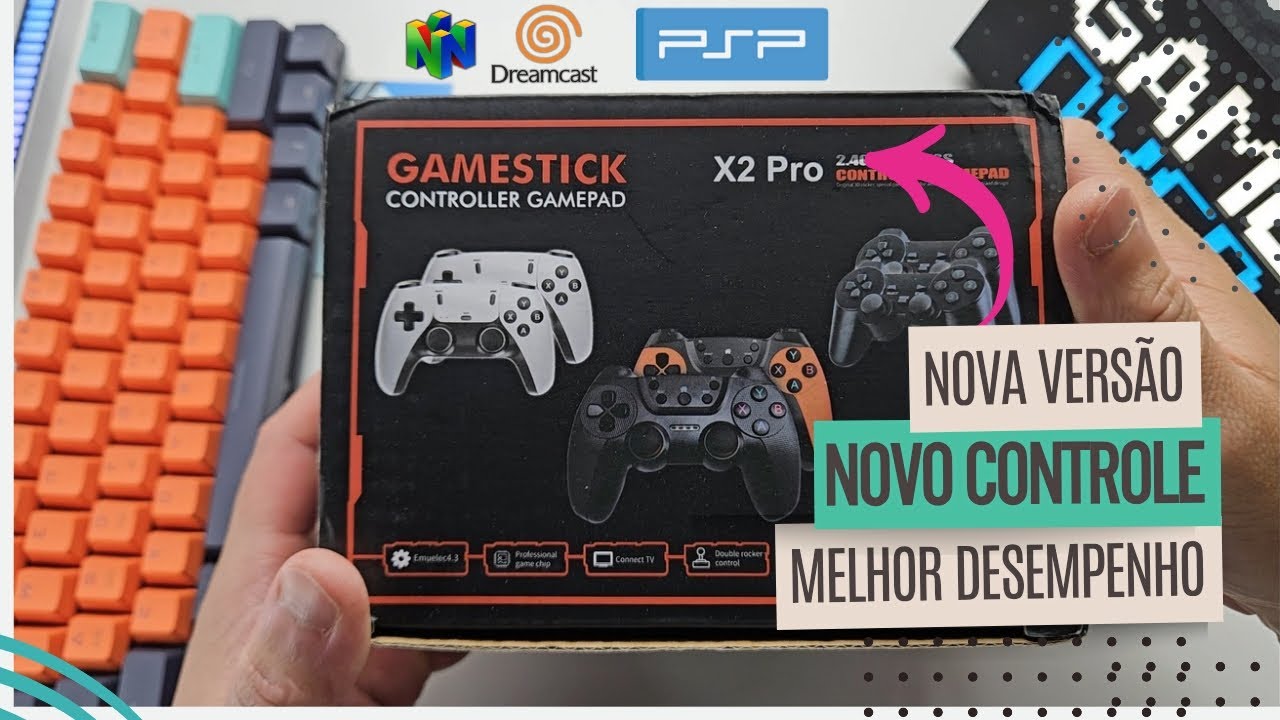 GAME STICK X2 PRO Melhor DESEMPENHO - Será O Melhor Game Stick BARATO?