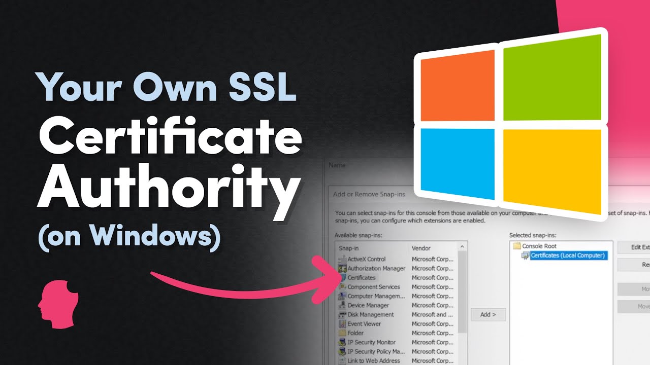 Create Your Own SSL Certificate Authority (Windows)