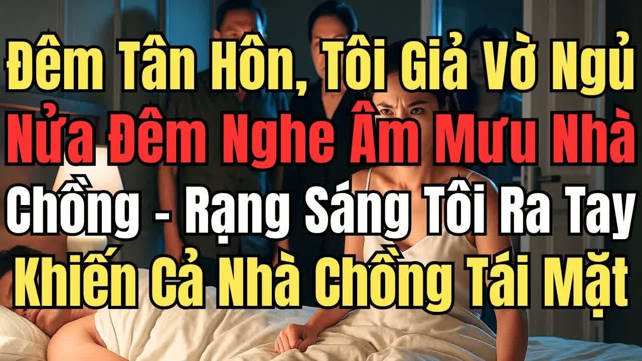 Ngay trong đêm tân hôn tôi giả vờ ngủ, nửa đêm nghe được âm mưu của nhà chồng, sáng hôm sau tôi ra
