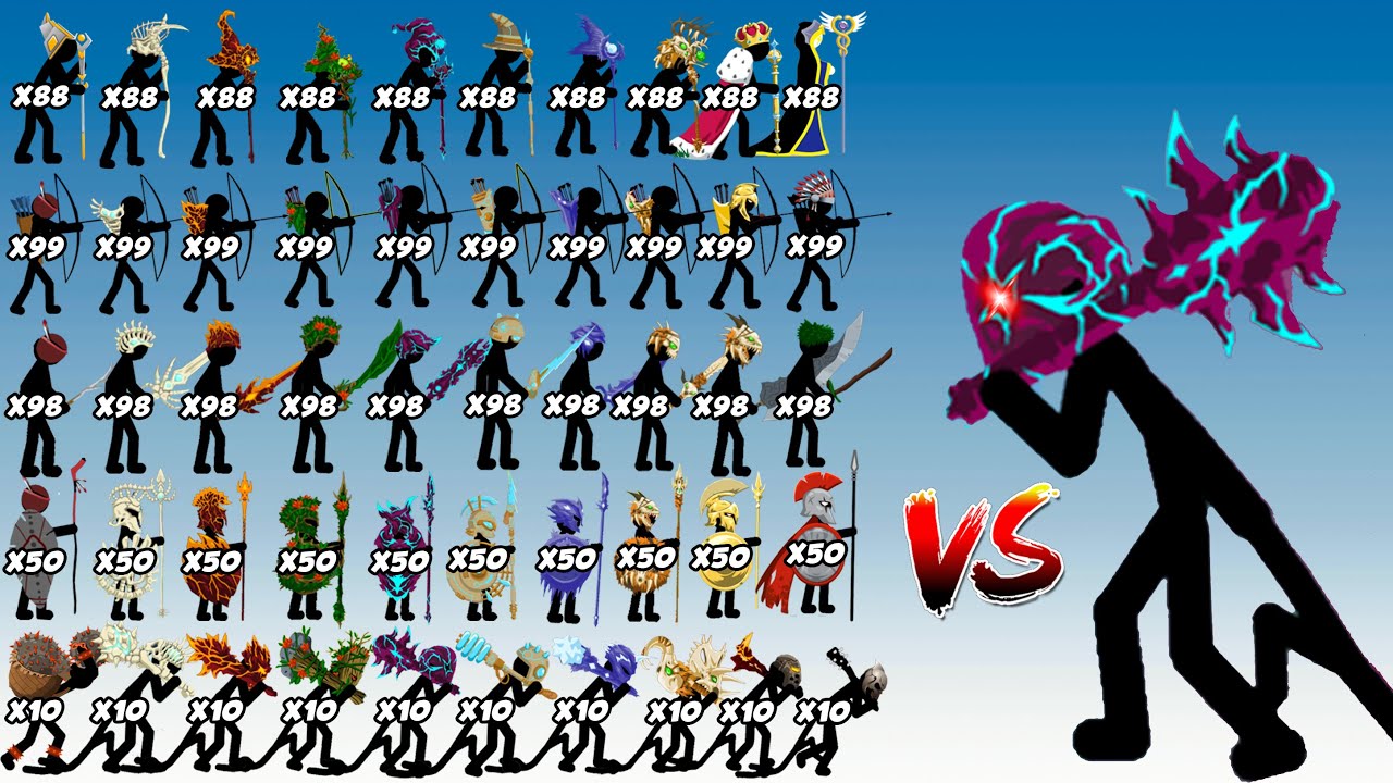 Vamp Giant  Vs All Stick - Swordwrath Endless, Archer Gold, Princes Leaf, New Swordwrath Leader