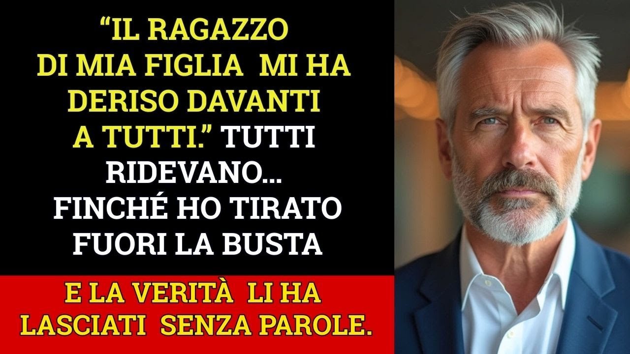Il Nuovo Fidanzato Di Mia Figlia Si È Preso Gioco Di Me — Tutti Ridevano Finché Mostrai La Verità...